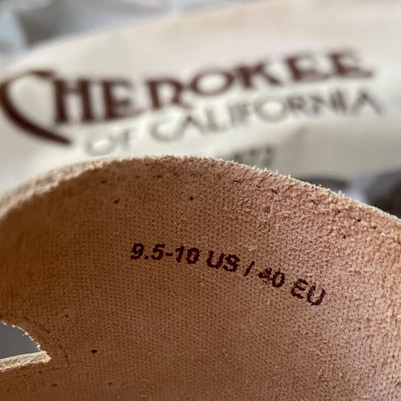 NIB Cherokee “Stevie” Wedge Sandals size 40/9.5-10 - Picture 5 of 7